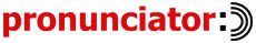 Logo for Pronunciator